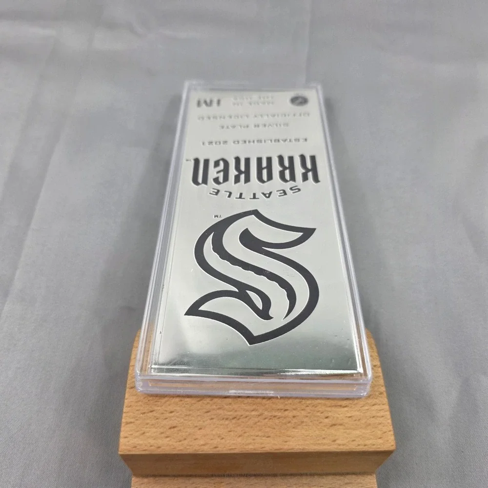 Seattle Kraken First Home Inaugural Game‎ Opening Night Silver Ticket Vs Canucks